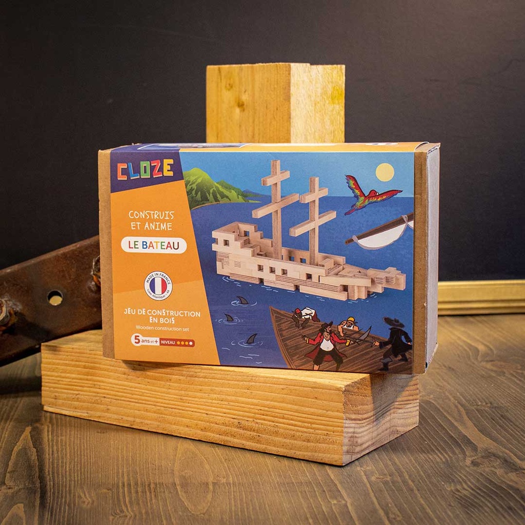 Quay - Maquette en bois Bateau dragon - Quay - Briques et blocs